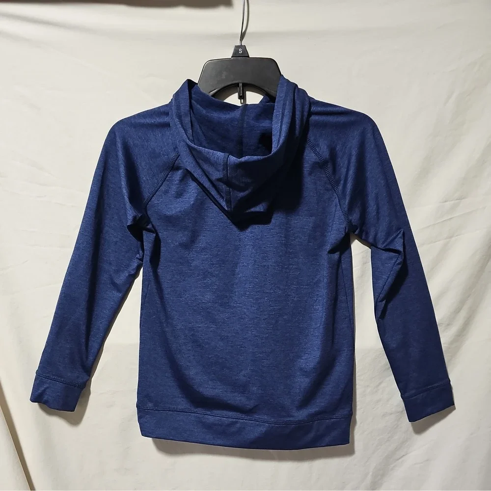 Vineyard Vines Boys‎ Small 8-10 Navy Blue Whale Logo Graphic Hoodie Sweatshirt